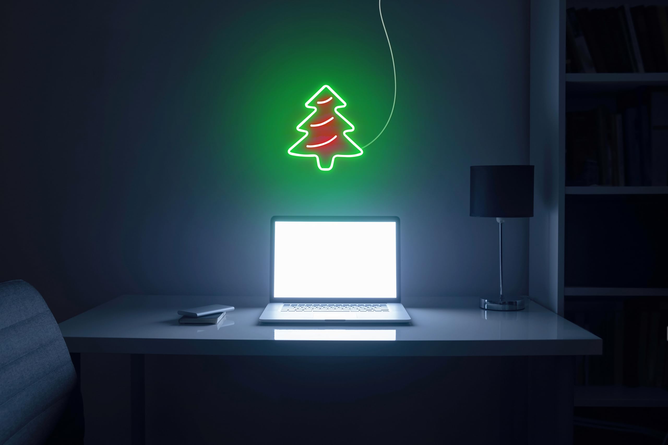Amazon.co.jp: クリスマスツリーフレックスシリコンLEDネオンサイン